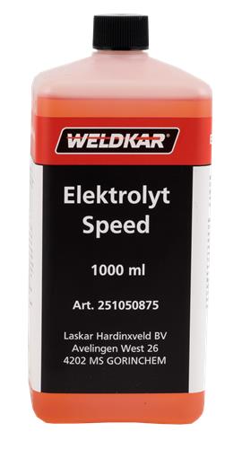 Reinigingselektrolyt Weldkar Speed 1 Liter RVS reiniging van € 33,08 voor € 31,25