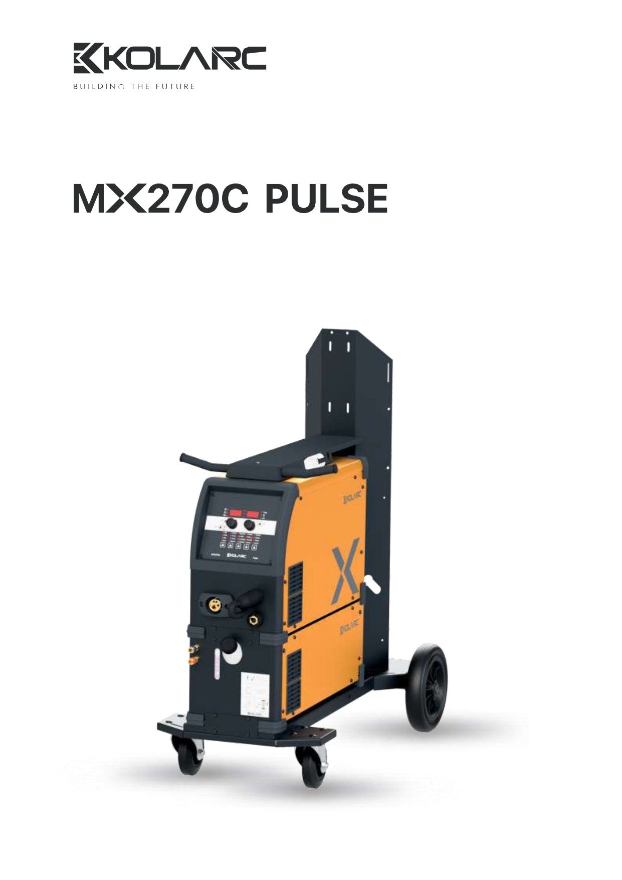 KOLARC MX 270 Puls Zowel vloeistof gekoeld als luchtgekoeld bruikbaar.