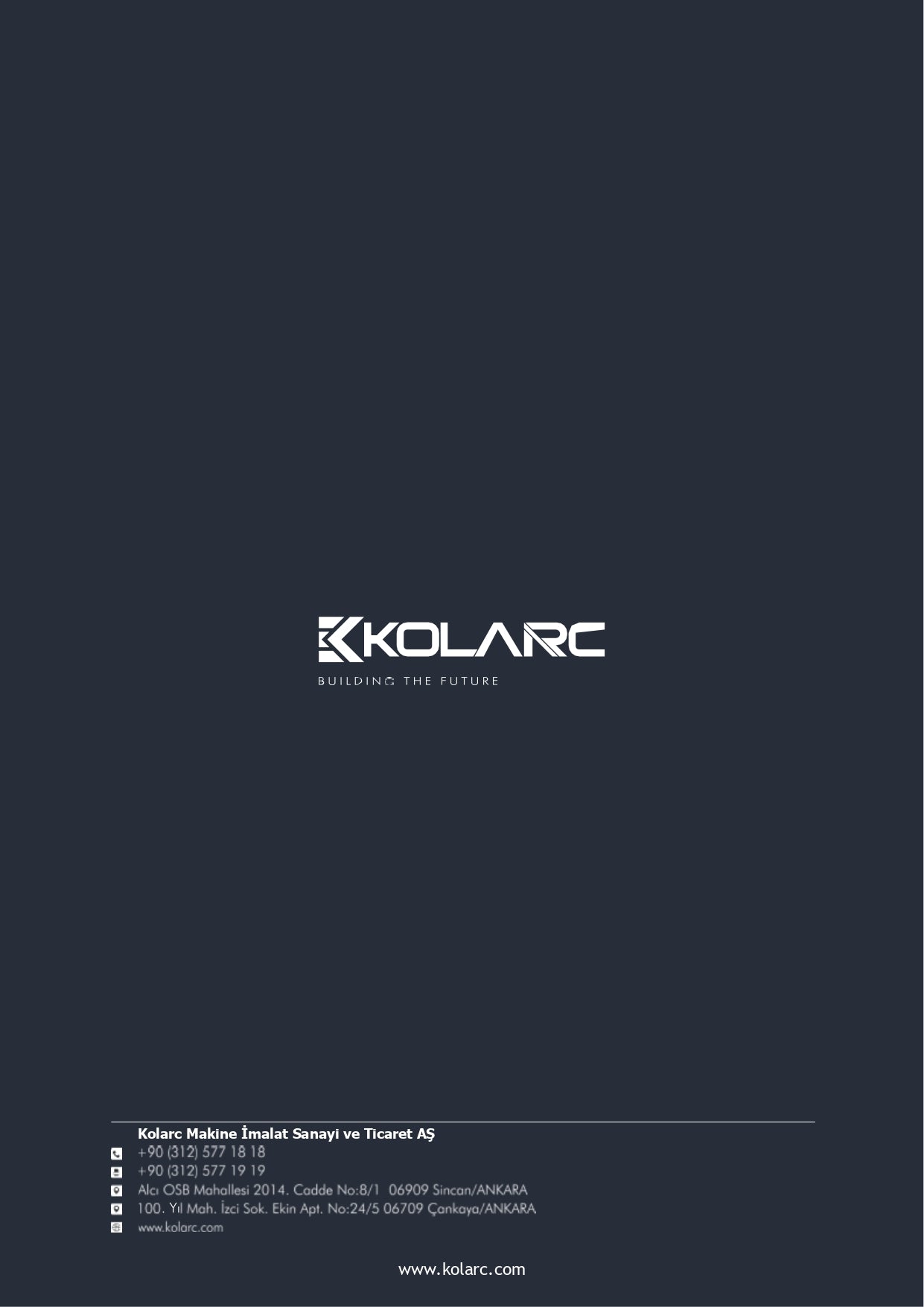 KOLARC MX 270 Puls Zowel vloeistof gekoeld als luchtgekoeld bruikbaar.