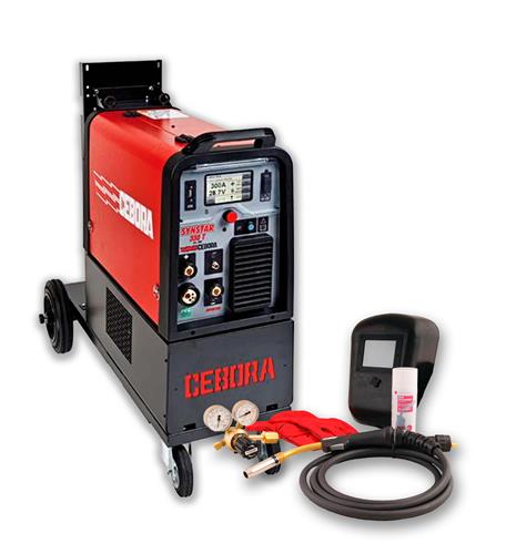 Mig Lasapparaat Cebora Synstar 330/TC, incl. toebehoren 25% korting van € 5263,- voor € 3946,50 !