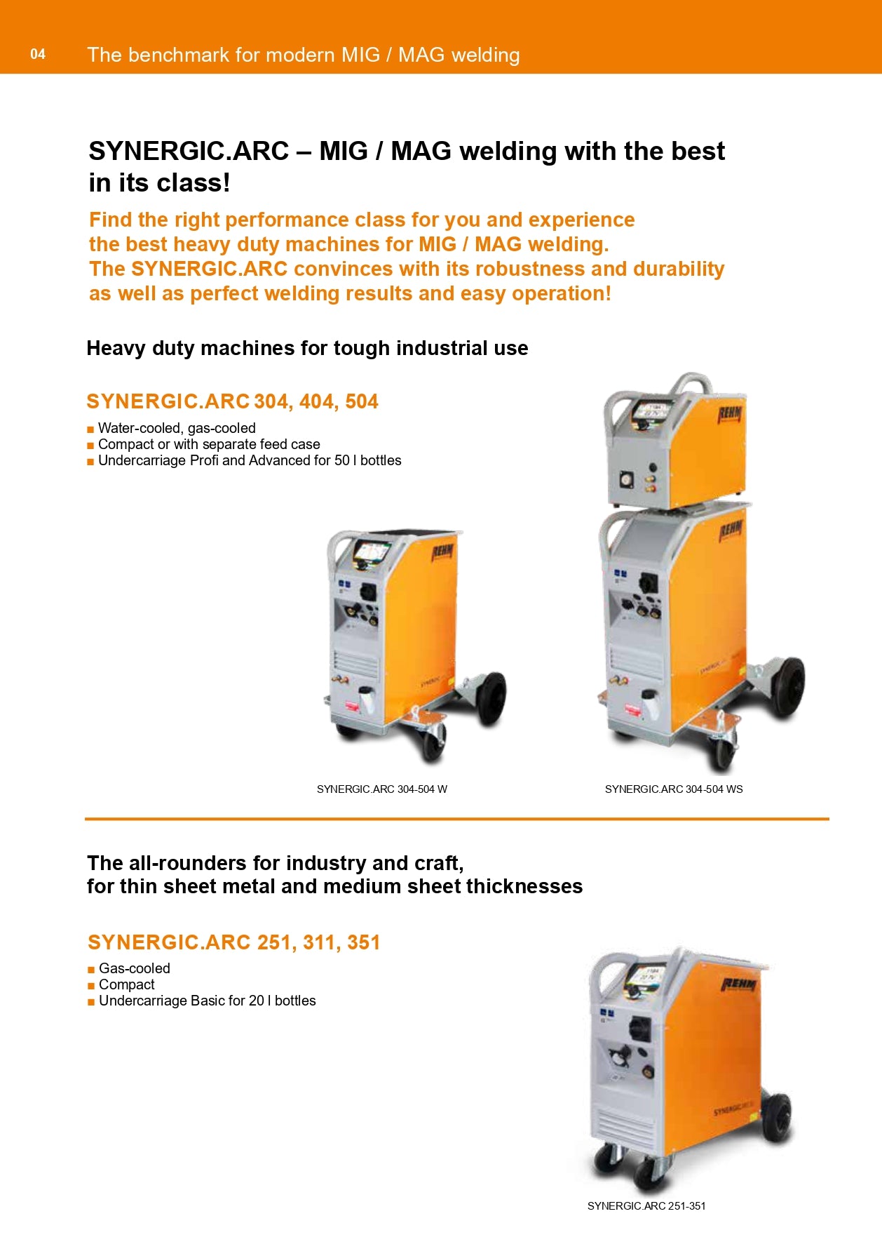 Rehm Synergic.arc 304 S met en zonder draadkoffer prijs vanaf € 3.020,-