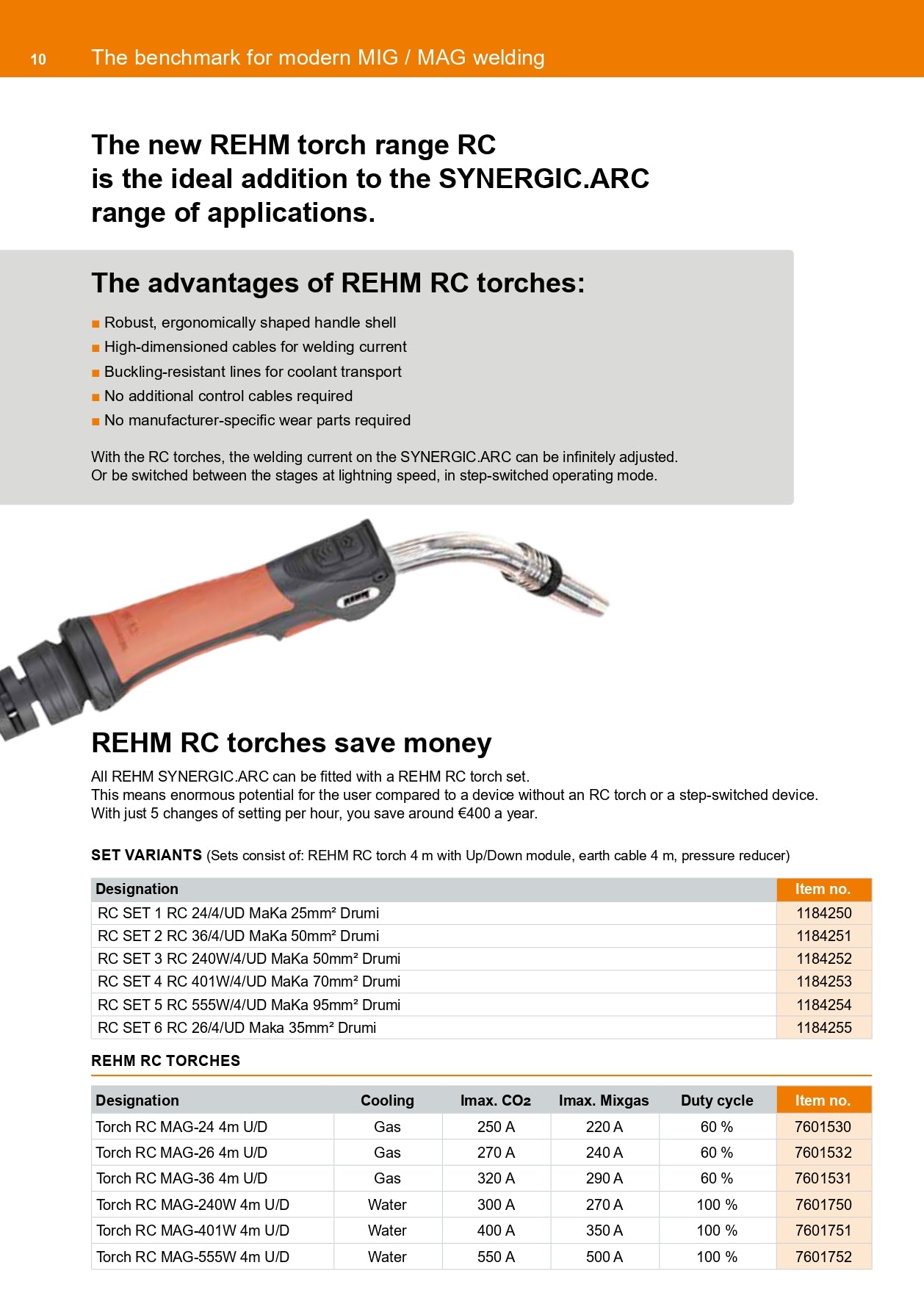 Rehm Synergic.arc 304 S met en zonder draadkoffer prijs vanaf € 3.020,-