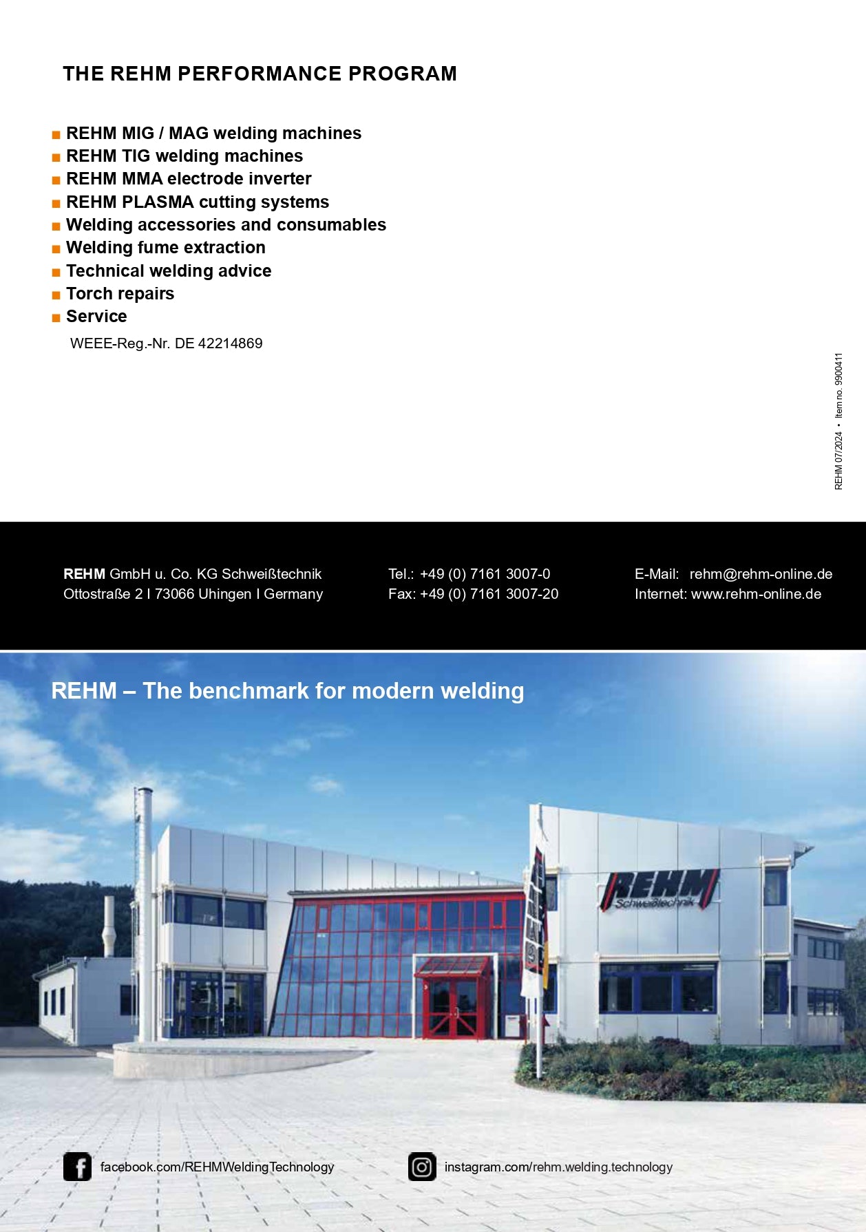 Rehm Synergic.arc 304 S met en zonder draadkoffer prijs vanaf € 3.020,-